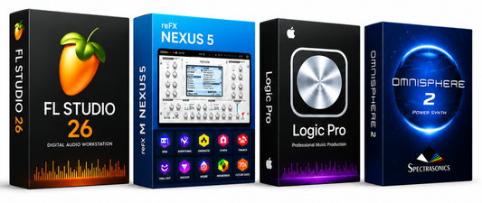 Music Production Pack Fl studio 26 - Nexus 5 - Logic pro - Omnisphere 2