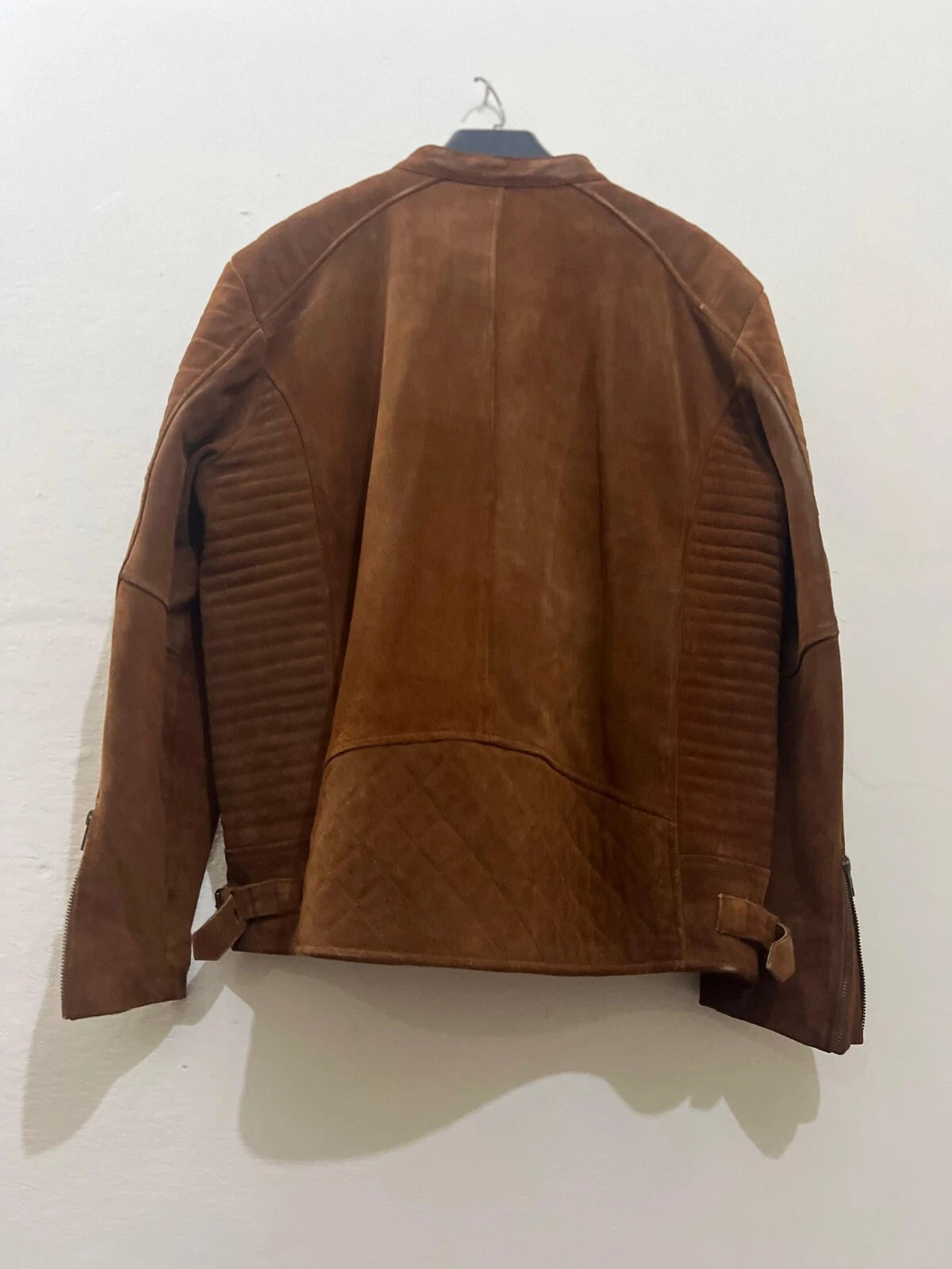Mens Handmade Suede Leather Jacket | Classic Western Cowboy Look
